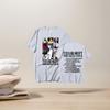 Tylor Street Fashion Cotton T-shirt Cartoon Pattern Straight Type Youth Teenager Trendy Casual Short Sleeve Round Neck Tee