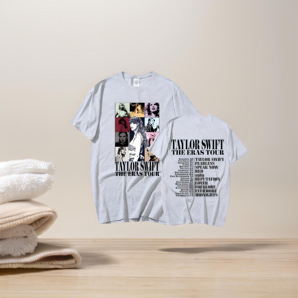 Tylor Street Fashion Cotton T-shirt Cartoon Pattern Straight Type Youth Teenager Trendy Casual Short Sleeve Round Neck Tee