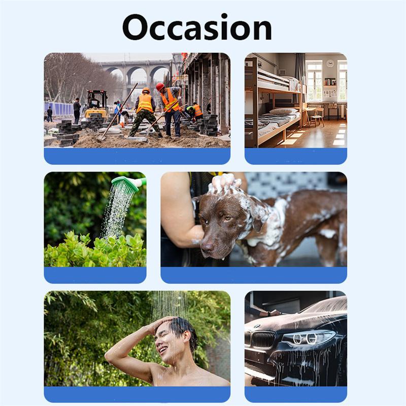 Portable Shower  Indoor and Outdoor Bathing Wonders USB Rechargeable Water Pump  Bathing Wonder  for Dormitory