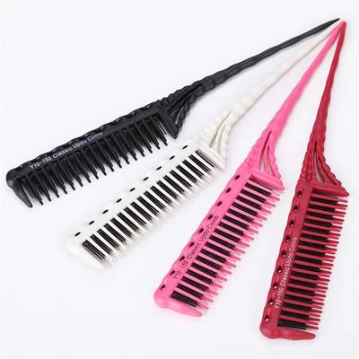 Pieptene profesional pentru coadă, pieptene de păr pentru coafură, pieptene pentru coafură, pieptene pentru descurcarea dinților pe 3 rânduri, instrumente de salon, accesorii pentru frizer.