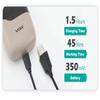 VGR Electric Shaver Floating Double Blade Rechargeable Plug-in Dual Use Washable Travel Portable Universal Voltage Men's Sideburn Shaver
