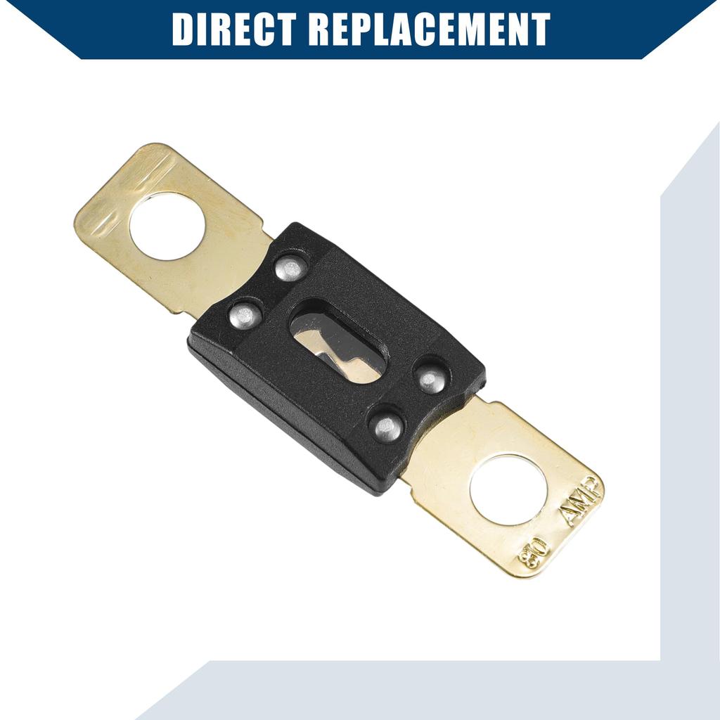 Hihaha High Current Fuse 80A / Audio CD ANM Fuse Bolt-on Fuse for Vehicle,