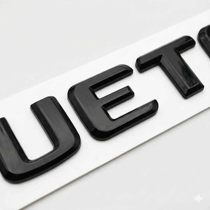 3D BLUETEC Car Rear Trunk Letters Badge Emblem Decal Sticker For Mercedes Benz W212 W166 ML350 GL350 Auto Accessories