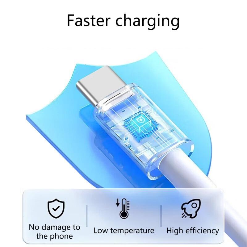 USB C Male To Male USB C 100W Fast Charging Cord Support Charging Sync 10Gbps Connector for Phone Tablet Headphone