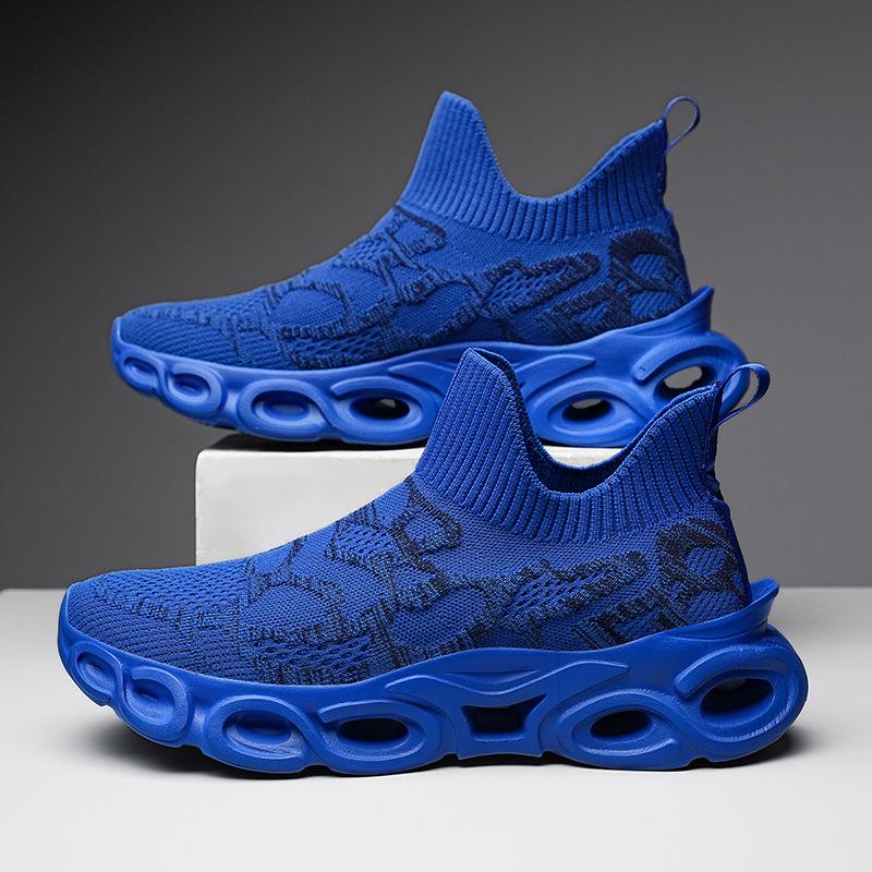 

Мужские модные дышащие трикотажные кроссовки-носки на лето - повседневные кроссовки Blade Running Shoes 44