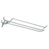 Double Hanger with Arm for EURO Mega-M Perforated Price Tag L-25cm Diameter 4 Zinc N