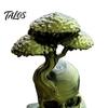 Sturdy Base Display Piece 3D Printed Tree of Life Skull Figurine, Gothic Desktop Ornament for Mysterious Symbolism Gift Friends Home Office