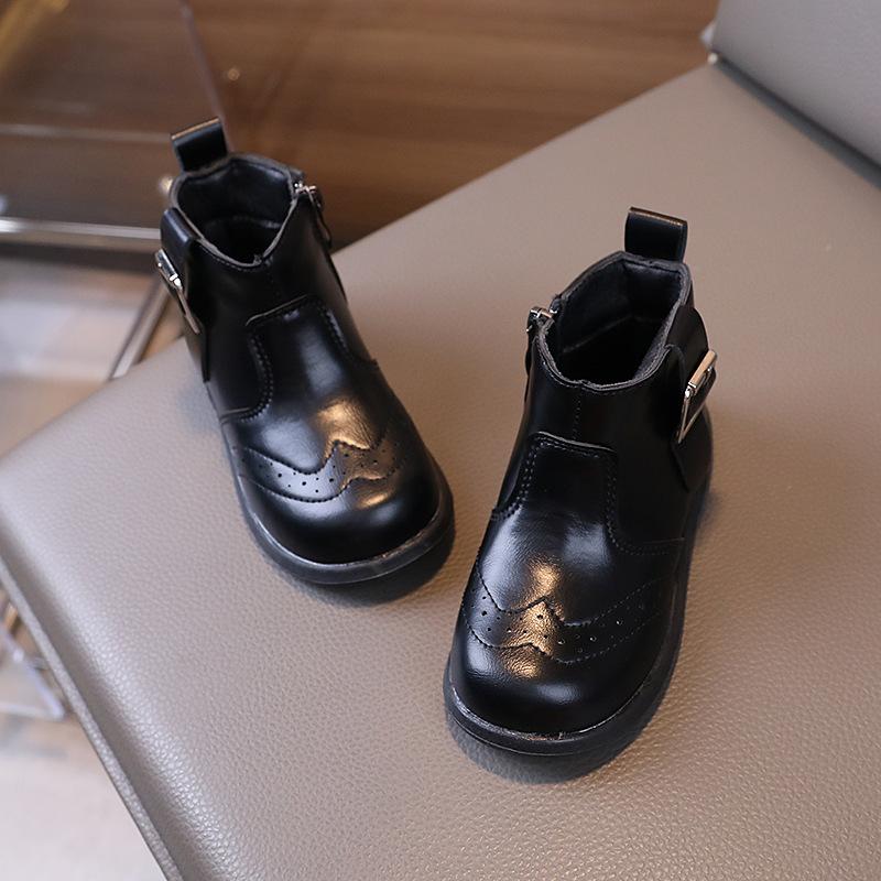 2024 Spring Autumn Children's Boot Non-slip Kids Shoes Boots for Girl Fashion Simple Classic Boys Causal Ankle Boots Fashion New