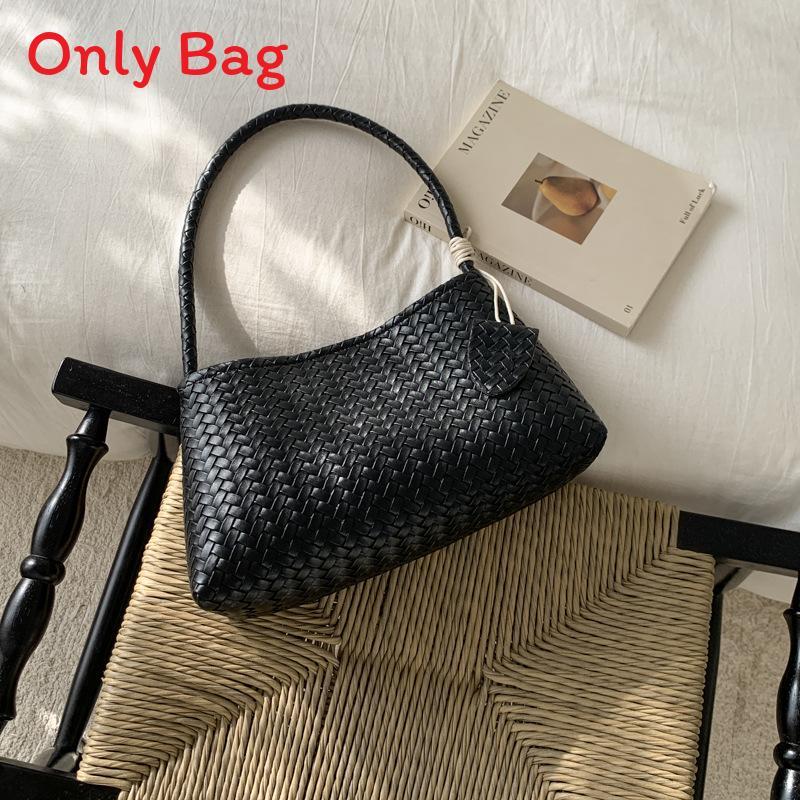 Ladies Elegant Soft Crossbody Bag With Woven Details For Urban Style Looks
