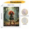 Disney Brave Merida Princess Digital Oil Painting Art Kit Hand Painted Home Decor