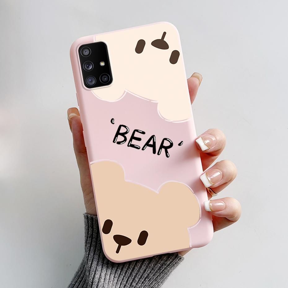 For Samsung Galaxy A51 A71 5G Case SM-A516F SM-A716F Soft Slim Cute Cartoon Frog Back Cover Fundas Bumper For Samsung A 51 Coque