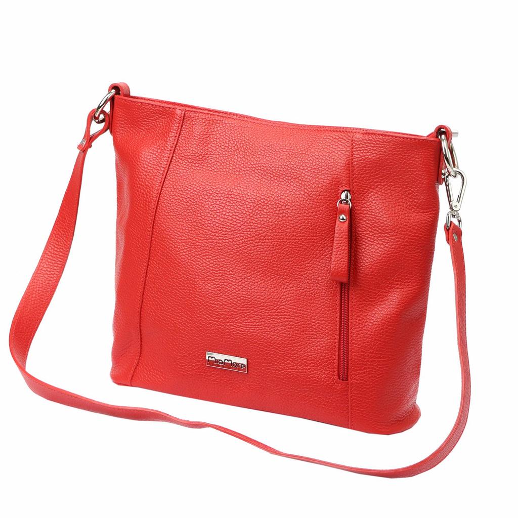 Damska shopperbag na ramię skórzana od MiaMore