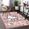 1pc Hello Kitty Office Carpet Under Chair Mat Gift Universal Cute Cartoon Kawaii Desk Rug for Room Decor Birthday Present Bedroom Flooring M