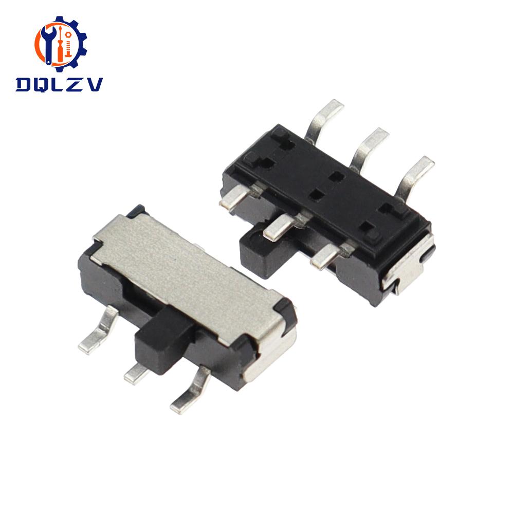 Toggle Switch 9*3.5*3.5mm 3 Feet 2 Gears, Handle Length 2MM Side Patch Slide Switch