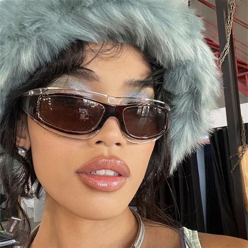 Cat Eye Glasses Punk Style Women Sunglasses Fashion Eyewear Future Technology Sense Sunglasses Men Women Trend Sun Glasses