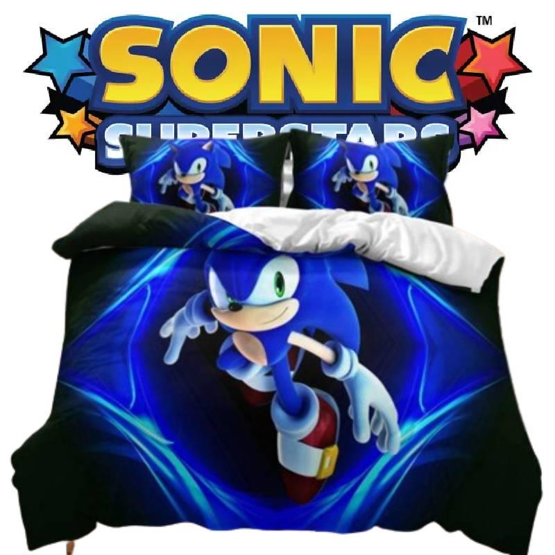 3d Digital Printing Bedding Set Cross-border Three-piece Set Cartoon Style Suitable For Various Bed Sizes