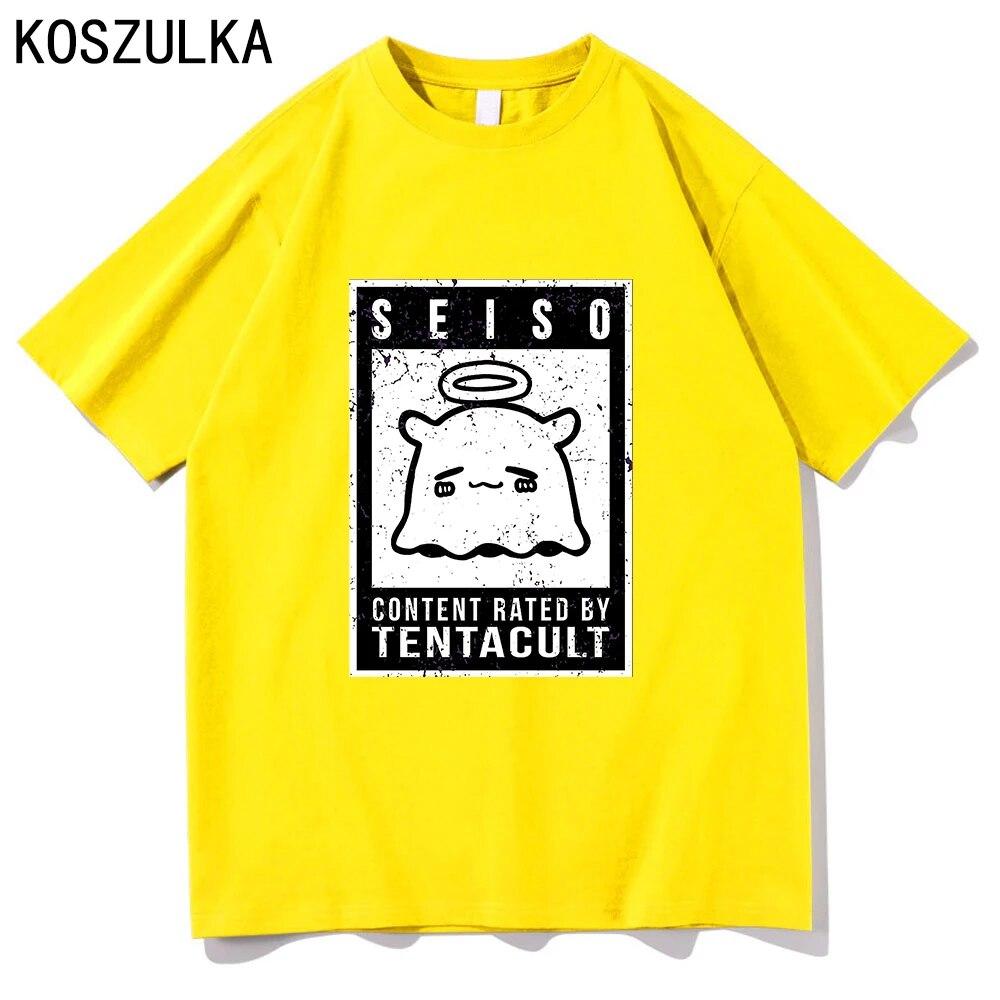 Hololive Takodachi T-shirt High Quality Cotton Tee Shirt Summer T Shirts Graphic Sudaderas Tako Unisex/women Hip Hop Sweatshirts Unisex
