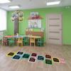 Waterproof Kindergarten Ornament Nursery Decals Hopscotch Game Floor Stickers Parent-Unisex Gift Cartoon Number Grids