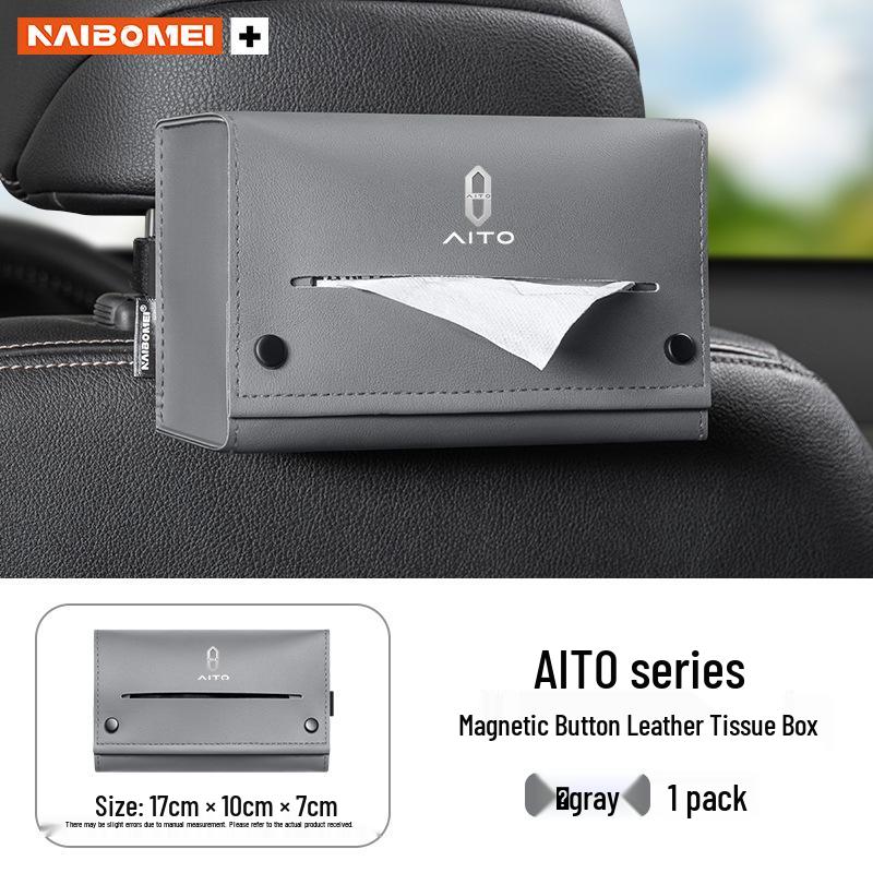 Wenjie M5/M7/M9 Car Interior Accessories: Tissue Box, Seat Back Armrest Box, Hanging Tissue Box.