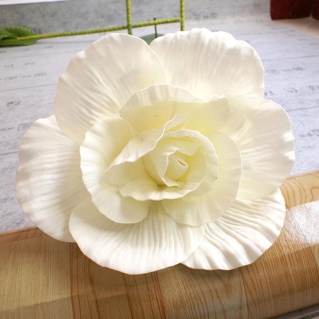 60/80CM Giant PE Foam Rose Simulation Flowers Branch Wedding Backdrop Decoration Peony Garden Wall Road Cited Stage Party Supply