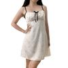Sexy nightdress new seduction pure desire style sexy lace edge thin loungewear comfortable suspender pajamas women