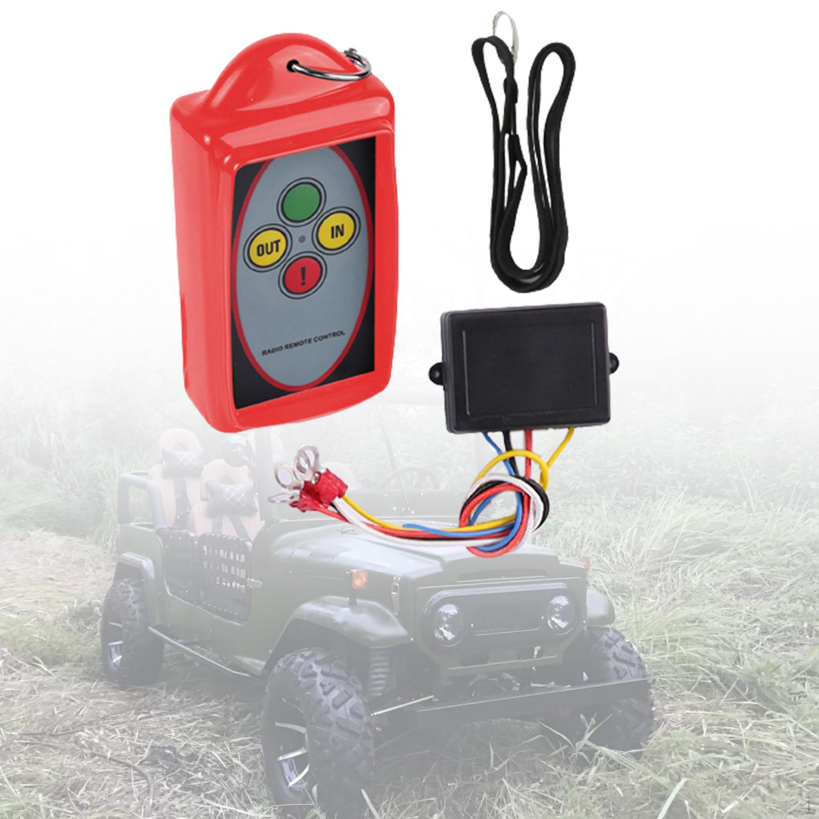 Winch Remote Control Switch Accessories Easy to Install Modification 75ft Assembly