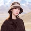 Women S Thick Warm Knit Bucket Hat For Autumn Winter Outdoor Cold Protection