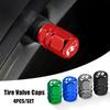 New 4PCS Aluminum Alloy Car Tire Valve Covers For Volkswagen VW Golf R Rline Tiguan Polo GTI CC Passat Sticker XKLiuQMX-Rline