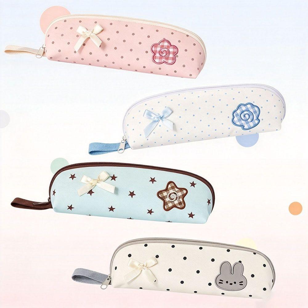 Plaid Pencil Case Fabric Pen Bag New Pencil Pouch Students Gifts
