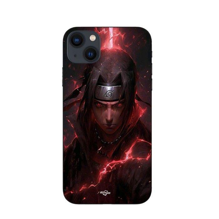 Handyhülle - Maniacase - Iphone 13 mini - Silikon - Weich - Anime 3D Fanart schwarz