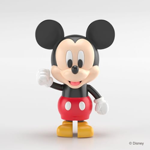 Aoshima Bunka Kyozaisha Rakupura Tokotoko No.DP-01 Disney Character Mickey Color-coded Plastic Model
