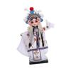 Peking Opera Sculpture Handmade Crafts for Home Decor Chinese Doll Statue for Bookshelf Indoor Bedroom Office Table Centerpieces
