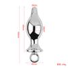Metal Silver Lifting Ring Butt Plug Back Court Anal Expansion Pull Ring Anal Plug Butt Plug Alternative Adult Supplies Anal Bolt