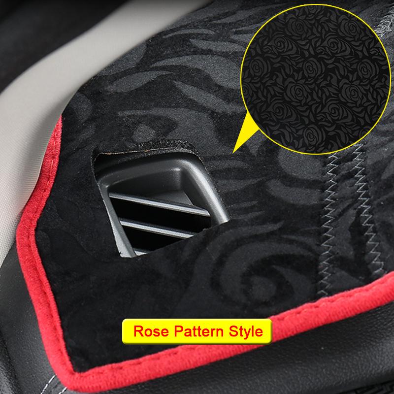 For Toyota Land Cruiser 250 2024 1958 Prado LC250 2025 2026 Car Dashboard Protective Mat Shade Cushion Pad Rose Carpet Mat Cover