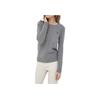 Polo Ralph Lauren Fw22 Solid Ribbed Pattern Long Sleeve Wool Sweater Women Sweater Gray 211875831-008