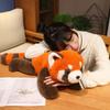 Red Panda Plush Fox Doll - Cute Raccoon Toy for Children, Girls, Birthday Gifts