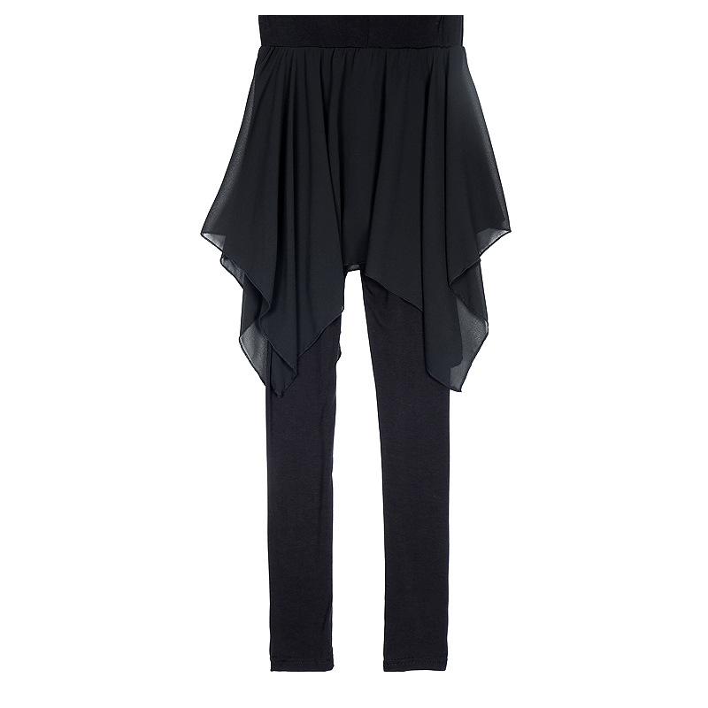 Women’s Irregular Chiffon Skirt Pants for Dance and Yoga