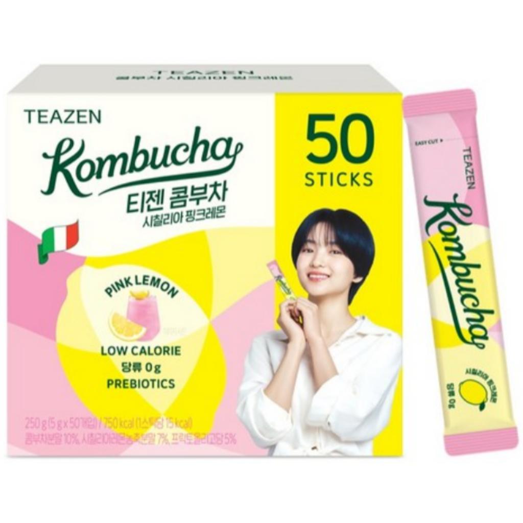 

[TEAZEN] Чай Комбуча Сицилийский Розовый Лимон 50EA