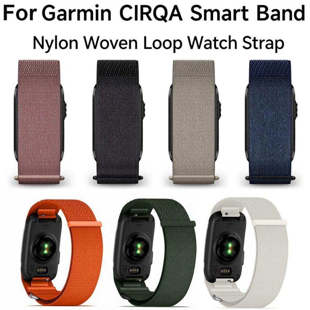 Loop Nylon Strap Breathable Fitness Tracker Wristband for Garmin CIRQA Smart Band for Men Women