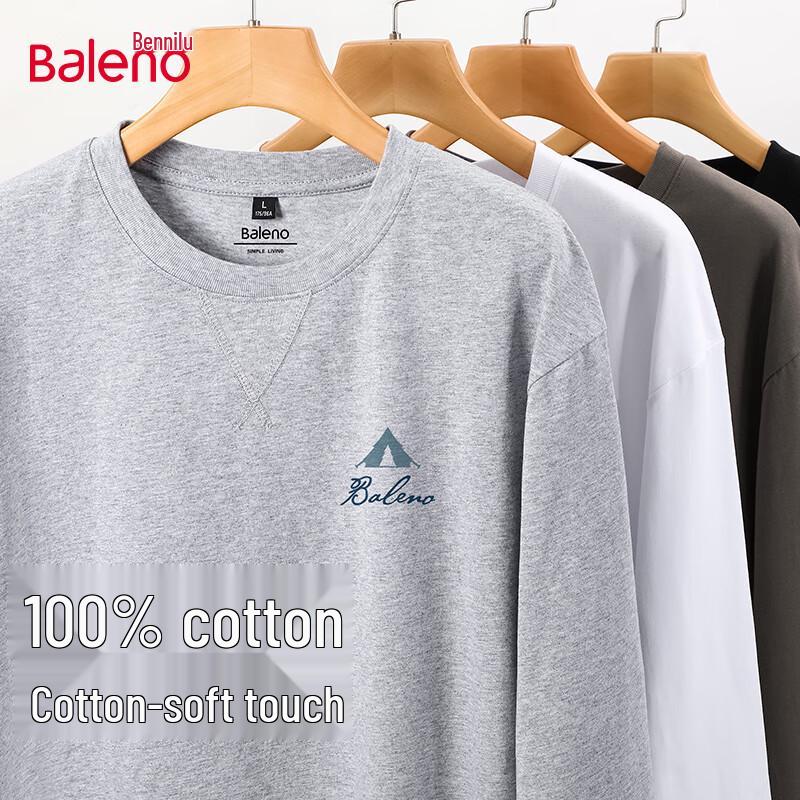 

Baleno Men s Pure Cotton Graphic Crewneck Sweatshirt