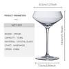 MT1301 CRISON Japanese Crystal Cocktail Glass Champagne Wine Glass Martini Metropolis Cup 150ml