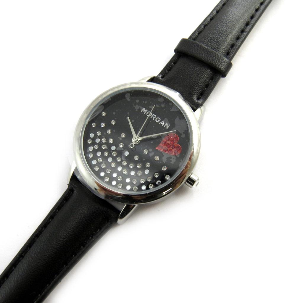Morgan [N0123] - 'Morgan' Designer Watch Black (Illuminations)