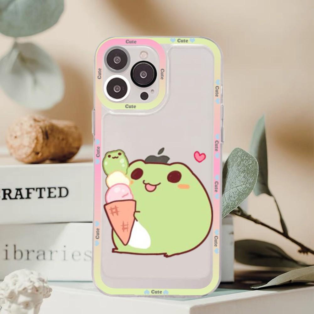 Frog cartoon drawing Phone Case For Redmi 7 8 9 A For Redmi Note 5 7 8 9 10 11 Pro Max 4G 5G Funfas