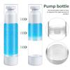 BESTOYARD Travel Pump Bottle, 100ml, Leak-Proof, Airless Refillable Container for Lotion and Emulsion, Clear Compact Size, Easy to Carry