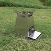 Stainless Steel Portable Folding Firewood Stove Camping Barbecue Stove