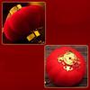 Mini Red Lantern Ornaments for Plants