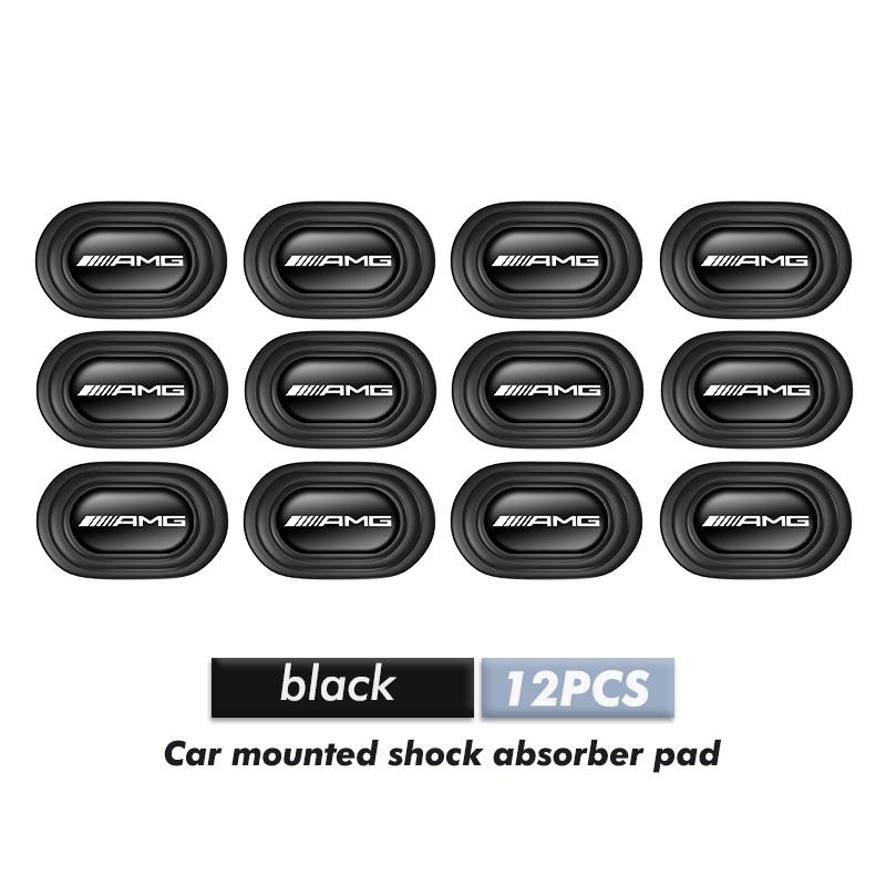 KMLD4 For Mercedes Benz Car Door Shock-proof Pad Cushion Buffer Auto Door Anti-collision Silicone Sticker AMG W204 W205 W203 W211 W201