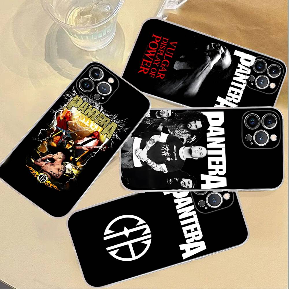 Dark Heavy Metal Rock P-PanteraS Band For IPhone 17 16 15 14 13 12 11 Pro Max Plus Transparent Soft TPU Phone Cover
