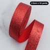 Colorful Flashes Christmas Ribbon Party Decoration 10Yard Diy Gift Wrap Bow Handmade Craft Wrapping Wedding Birthday Party Decor