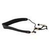 Adjustable Saxophone Neck Strap Leather Sax Strap Metal Hook for Tenor Soprano Alto Saxophones Clarinet